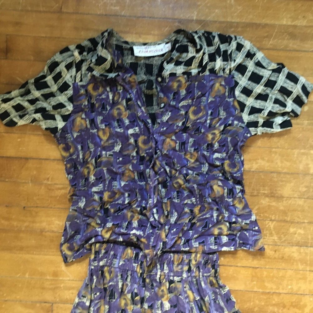 Vintage skirt/top set
